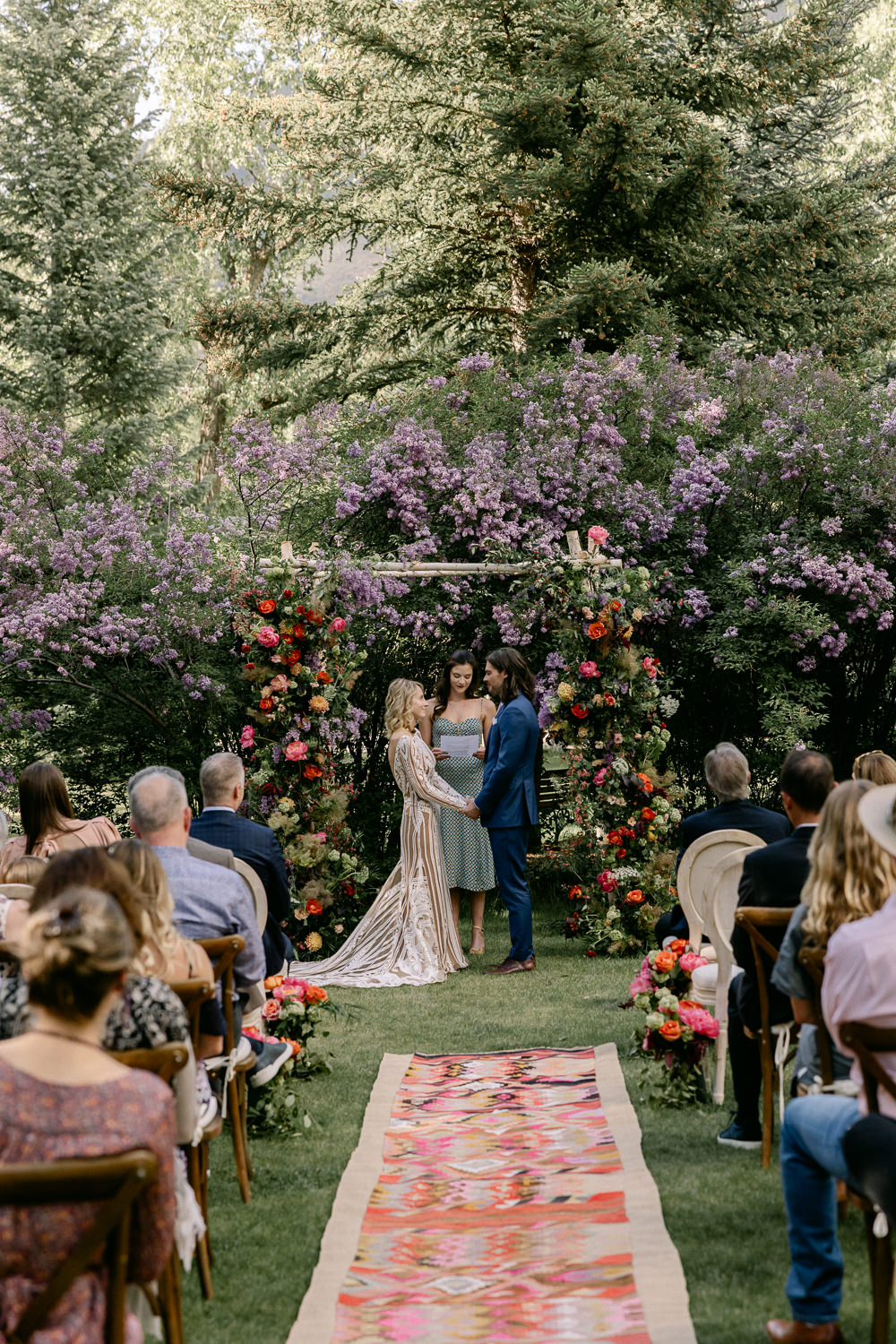 Colorful Aspen Wedding photographed by Haley Hawn